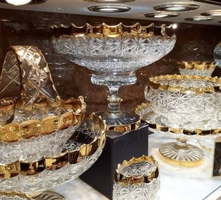 ظروف کریستال بوهمیا وارداتی اصلی